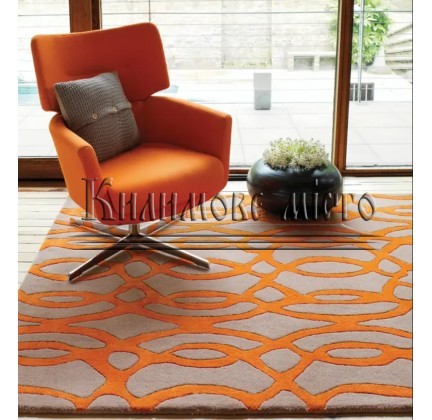 Шерстяний килим Matrix MAX 37 Wire Orange - высокое качество по лучшей цене в Украине.